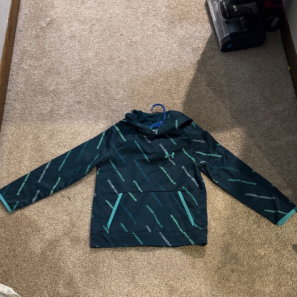 Under Armour Green and Teal  Pullover